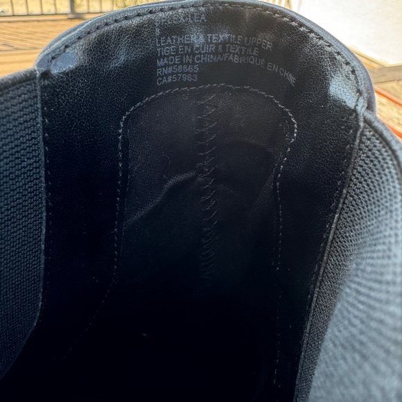 BP 'Lex-Lea' black leather pointed toe block heel boot, Sz. 8 - Picture 11 of 11